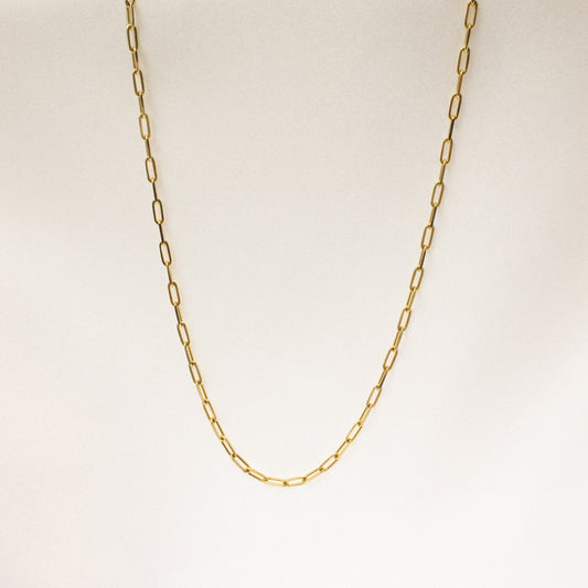 Jane - Vermeil Link Chain Necklace 16"