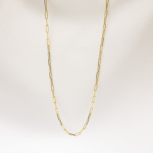 Honey - Vermeil Link Chain Necklace 16"+ 2"