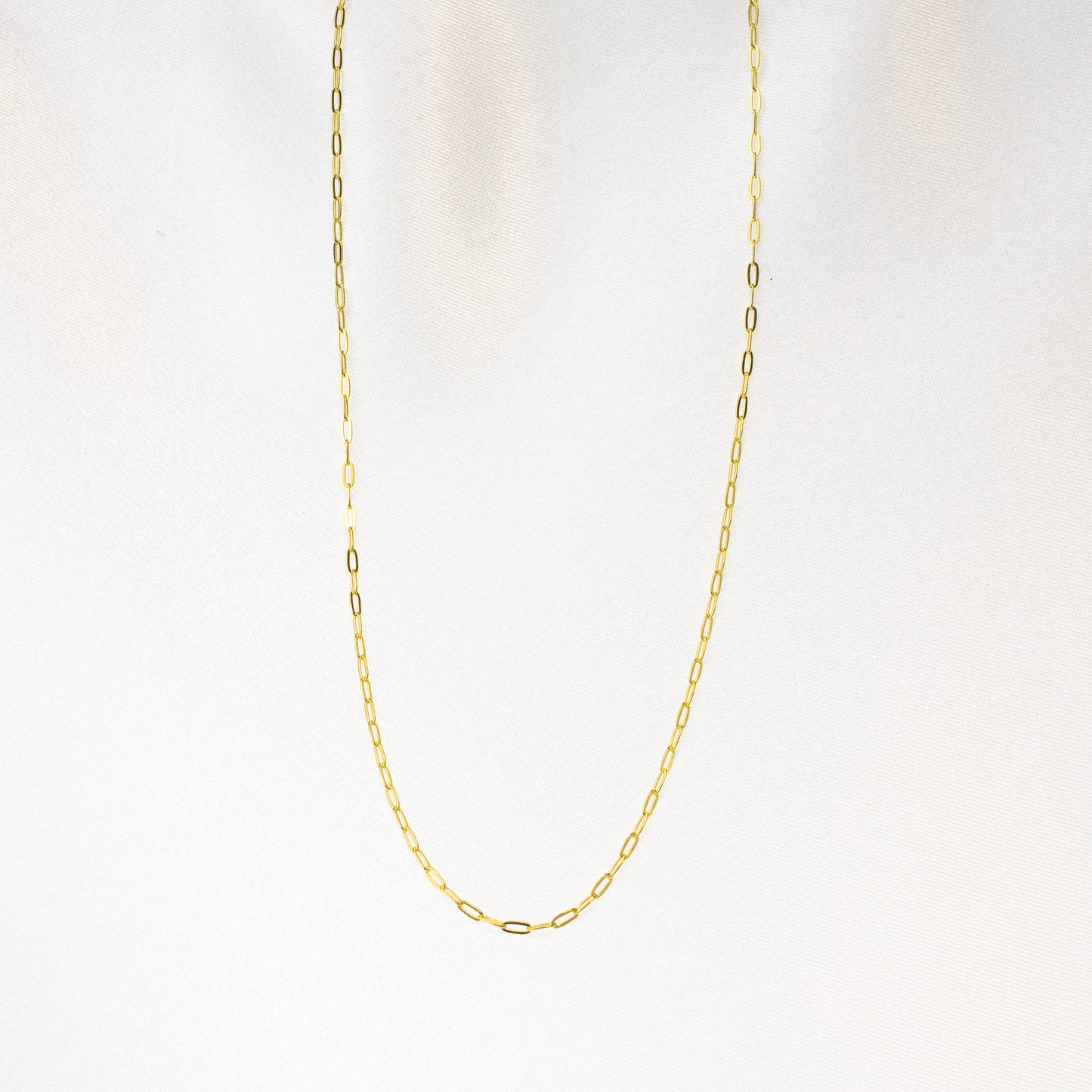 Claire - Vermeil Link Chain Necklace 16"