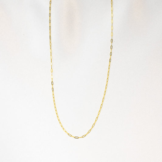 Claire - Vermeil Link Chain Necklace 16"