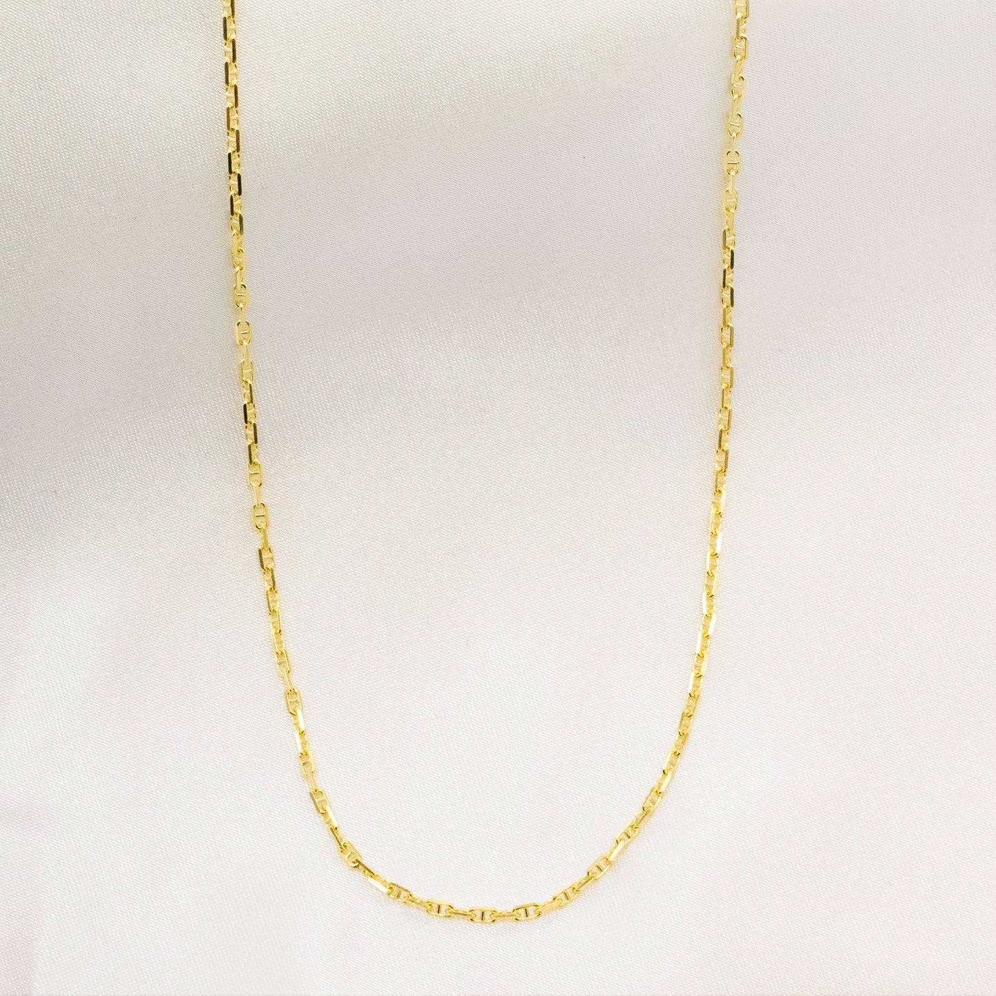 Vermeil Fancy Chain Necklace 16"